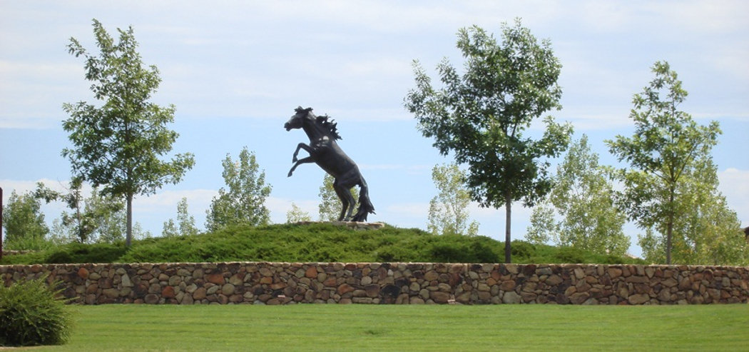 Stonework & Horse Sculpture in Northern AZ